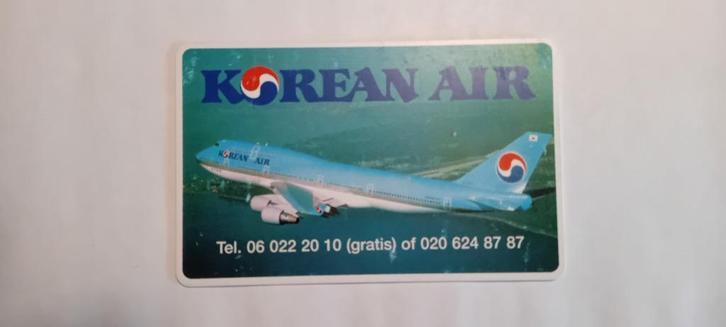 Chip kaart Korean Air  belwaarde €2,50 BEL FRIS, Verzamelen, Telefoonkaarten, Nederland, Verzenden