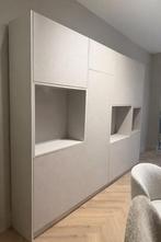 Maatwerk Japandi vakkenkast - DecoLegno linnenlook, Antiek en Kunst, Antiek | Meubels | Kasten, Ophalen