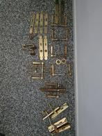 koperen deurklinken, alles in een koop!, Antiek en Kunst, Ophalen