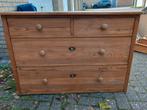 Commode geloogd grenen, Ophalen, Gebruikt, 50 tot 100 cm, 3 of 4 laden