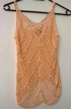 Beige Gehaakt Topje maat  S/M, Kleding | Dames, Tops, Ophalen of Verzenden, Zo goed als nieuw