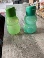 Tupperware eco fles voor kinderen 2x 350ml, Huis en Inrichting, Keuken | Tupperware, Ophalen of Verzenden, Gebruikt, Groen, Beker of Kan