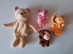 Vingerpopjes Dieren Beer Aap Rendier Vingerpop, Verzamelen, Poppetjes en Figuurtjes, Ophalen of Verzenden, Gebruikt