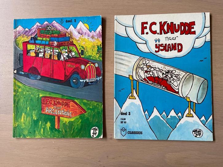 F.C. Knudde - 6 titels, Boeken, Stripboeken, Gelezen, Meerdere stripboeken, Ophalen of Verzenden