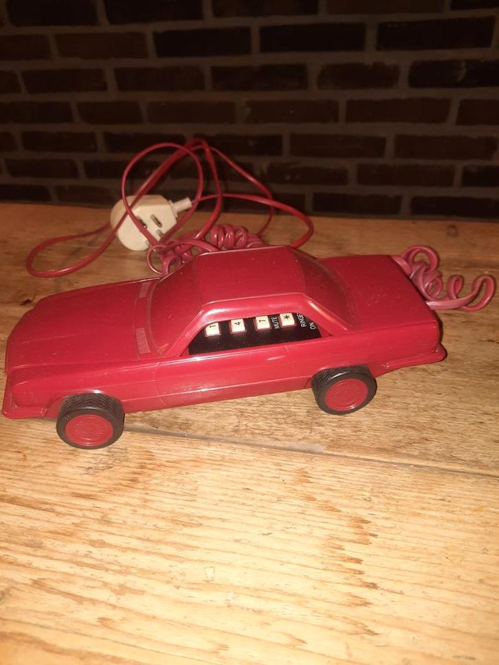 Mustang Telefoon - Vintage Blikvanger!, Telecommunicatie, Vaste telefoons | Handsets en Draadloos, Gebruikt, 1 handset, Ophalen of Verzenden