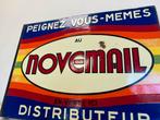 Vintage Novemail Emaille Reclamebord, Ophalen of Verzenden