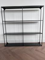 Zwarte hangkast / planken, Ophalen, Gebruikt