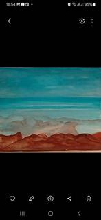 Abstract Landschap Schilderij, Ophalen of Verzenden