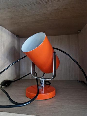 Retro Oranje Lampje - Spotje beschikbaar voor biedingen
