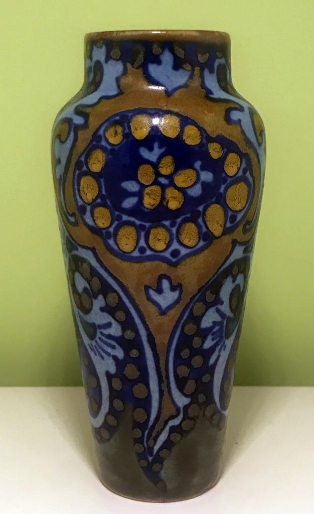 Plateelbakkerij Zuid-Holland - vaasje decor 983 - circa 1910, Antiek en Kunst, Antiek | Vazen, Ophalen of Verzenden