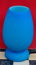 Tafellamp. Vintage design lamp. Glas. Ca '80.   22 cm., Huis en Inrichting, Lampen | Tafellampen, Ophalen, Minder dan 50 cm, Post modern.