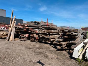 Houten balken vanaf €1,5 per meter voordelig gebruikt hout beschikbaar voor biedingen