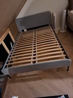 IKEA SLATTUM Bed 140x200 - Tweepersoonsbed, Ophalen, 140 cm, Zo goed als nieuw, Twijfelaar