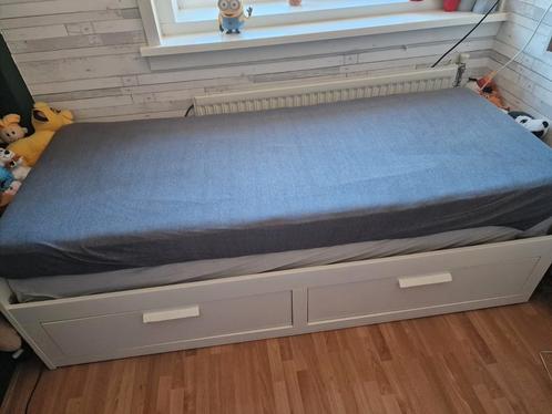 IKEA Brimnes, Huis en Inrichting, Slaapkamer | Slaapbanken, Gebruikt, 200 cm, Tweepersoons, Ophalen of Verzenden