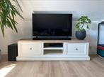 Wit/houten tv-meubel, Huis en Inrichting, Kasten | Televisiemeubels, 150 tot 200 cm, Minder dan 100 cm, 25 tot 50 cm, Gebruikt