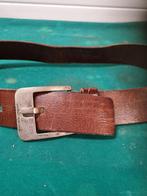 riem centuur bruin leder breed, Kleding | Dames, Riemen en Ceinturen, Ophalen of Verzenden