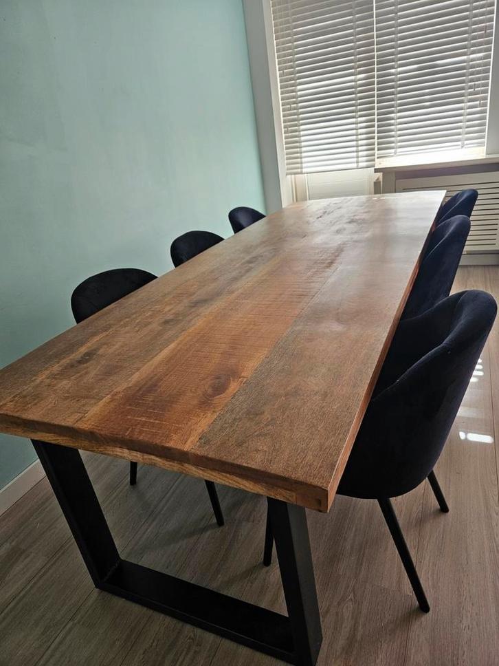 Eettafel met 6 stoelen, Huis en Inrichting, Tafels | Eettafels, Ophalen