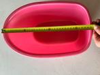 Roze poppenbadje plastic, Ophalen of Verzenden, Gebruikt, Babypop