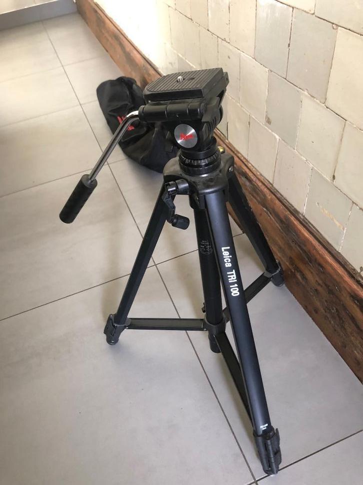 Leica TRI 100 Statief met originele draagtas, Audio, Tv en Foto, Fotografie | Statieven en Balhoofden, Zo goed als nieuw, Driepoot