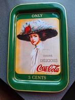 Coca Cola dienblad groen, Ophalen of Verzenden, Gebruikt, Gebruiksvoorwerp