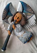 Antieke Angel , grote,houten, gesigneerd, Antiek en Kunst, Kunst | Beelden en Houtsnijwerken, Ophalen