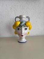 Vaas citroen, siciliaanse vrouw, Overige materialen, Overige kleuren, Ophalen of Verzenden, Zo goed als nieuw