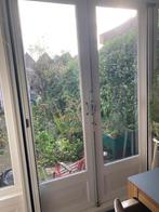 Tuindeuren met beslag, Doe-het-zelf en Verbouw, Deuren en Horren, Ophalen, Gebruikt, Buitendeur, Hout