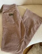 LOIS FLARED rib jeans echt prachtig oud roze mt27/32, Beige, Ophalen of Verzenden, Lois, Maat 36 (S)