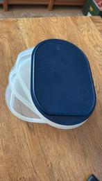 Tupperware vleeswaren doos donkerblauw, Huis en Inrichting, Ophalen of Verzenden, Zo goed als nieuw