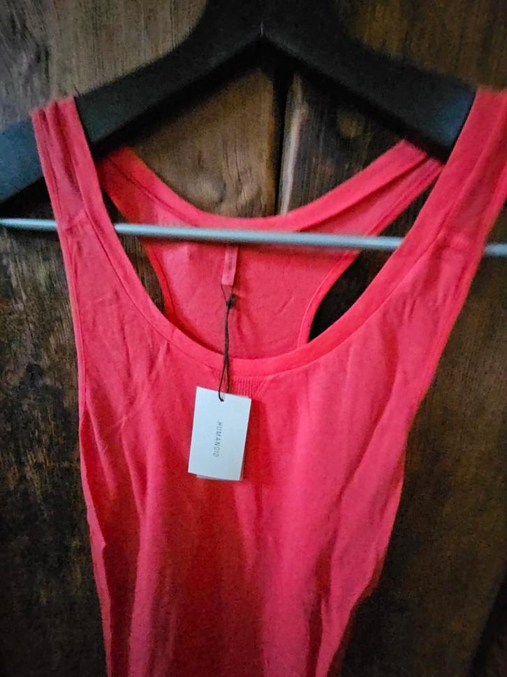 Humanoid tanktop Jessica coral - nw in verpakking, Kleding | Dames, T-shirts, Nieuw, Maat 38/40 (M), Rood, Zonder mouw, Ophalen of Verzenden