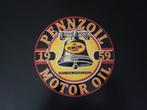 Emaille reclame PENNZOIL 1959  reclamebord USA, Verzamelen, Merken en Reclamevoorwerpen, Ophalen of Verzenden, Gebruikt, Reclamebord