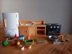 Sylvanian families keuken/fornuis/koelkast/kast, Ophalen of Verzenden, Zo goed als nieuw