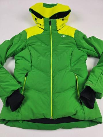  Kjus Premium Down Skijas Groen Geel Dames XS  beschikbaar voor biedingen