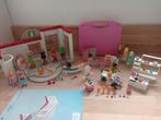 Playmobil kleding winkel kapper koffer 5486 5611 5487, Gebruikt, Ophalen of Verzenden