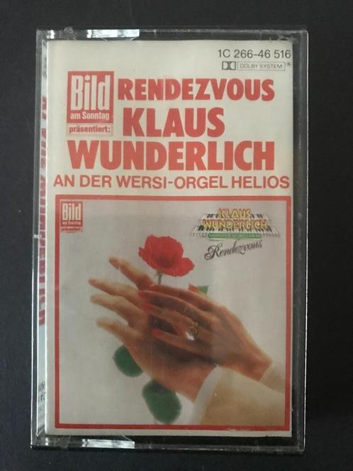 cassette bandje Klaus Wunderlich Rendezvous An der Wersi-Org, Cd's en Dvd's, Cassettebandjes, Gebruikt, Origineel, Overige genres
