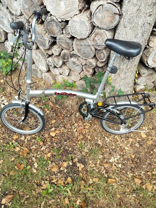 buzbike vouwfiets, Fietsen en Brommers, Fietsen | Vouwfietsen, Gebruikt, Overige merken, 16 tot 18 inch, Totaal opvouwbaar, Versnellingen