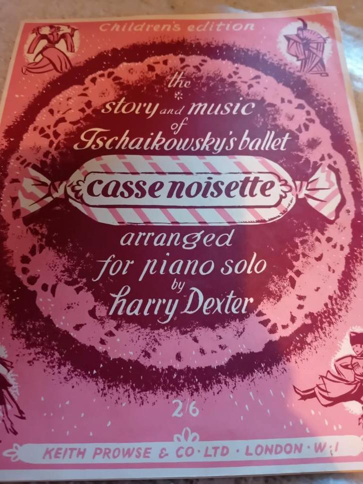 Notenkraker Tsjaikovski voor piano (kinderen), Muziek en Instrumenten, Bladmuziek, Gebruikt, Artiest of Componist, Klassiek, Piano