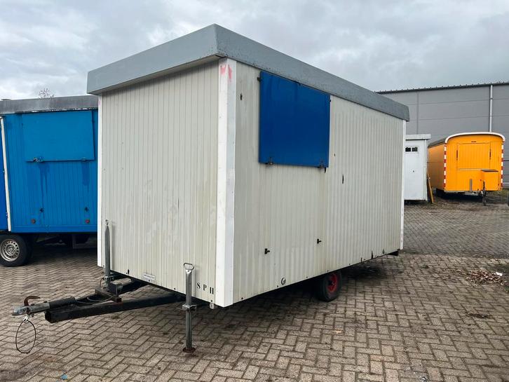 Schaftwagen / pipowagen / bouwwagen, Doe-het-zelf en Verbouw, Bouwketen en Schaftketen, Zo goed als nieuw, Ophalen