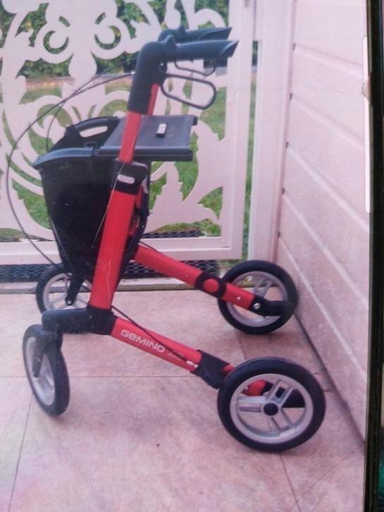 Gemino  comfort  soft zachte bandjes rollator vanaf, Diversen, Rollators, Lichtgewicht, Ophalen of Verzenden