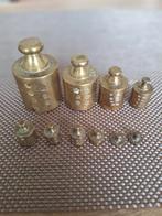 Antieke Messing Weegschaal Gewichten – Complete Set, Antiek en Kunst, Antiek | Gereedschap en Instrumenten, Ophalen