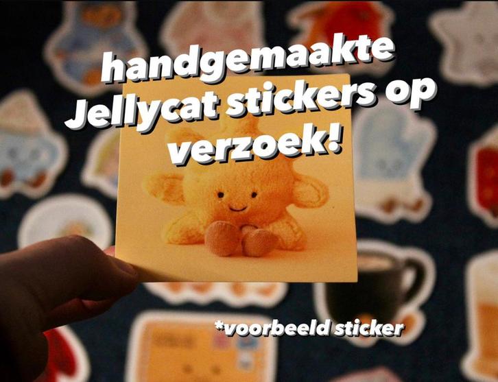Setje gepersonaliseerde Jellycat stickers, Verzamelen, Stickers, Nieuw, Merk, Ophalen of Verzenden