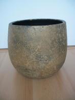 Mica Decorations Clemente Bloempot- Goud 25,5 hoog - Nieuw, 25 tot 40 cm, Rond, Ophalen of Verzenden, Minder dan 40 cm