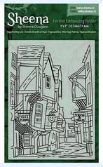 Embossing Folder Figgy Pudding Lane Street Sheena Douglas, Ophalen of Verzenden, Nieuw, Kerst, Pons of Mal