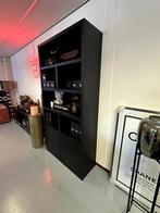 Luxe Vakkenkast Black Oak - NIEUW - Maatwerk, Info@oosterbaanwonen.nl, Venus 31 8448CE Heerenveen, Ophalen of Verzenden, Nieuw
