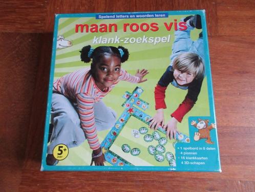 Maan Roos Vis : klank-zoekspel, Kinderen en Baby's, Speelgoed | Educatief en Creatief, Gebruikt, Puzzelen, Taal en Lezen, Ontdekken