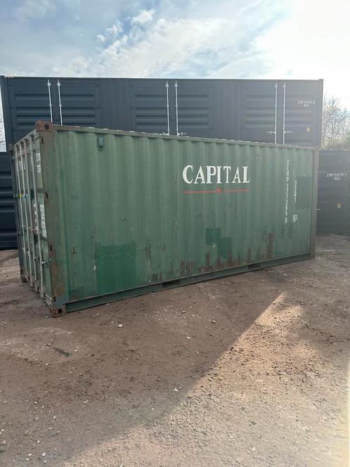 Diverse groene 20 ft zeecontainers 6 meter., Doe-het-zelf en Verbouw, Containers, Ophalen
