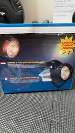 Handschijnlamp / halogeen hanglamp / campinglamp / zaklamp, Caravans en Kamperen, Batterij, Zo goed als nieuw