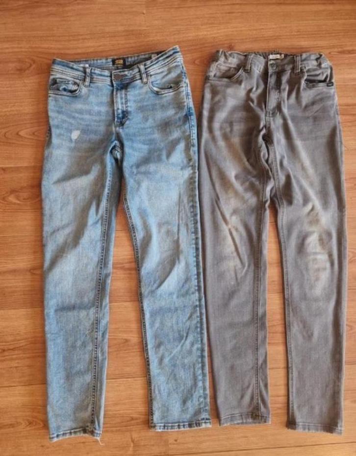 Twee spijkerbroeken mt 170, Kinderen en Baby's, Kinderkleding | Maat 170, Gebruikt, Jongen, Broek, Ophalen of Verzenden