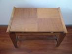 Art Deco - kleine houten bijzet tafeltje, Huis en Inrichting, Tafels | Bijzettafels, Minder dan 55 cm, Rechthoekig, Hout, Ophalen