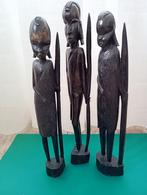 Authentieke Zuid amerikaanse- afrikaanse houten beeldjes, Verzamelen, Beelden en Beeldjes, Overige typen, Zo goed als nieuw, Ophalen